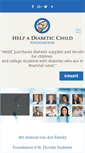 Mobile Screenshot of helpadiabeticchild.org